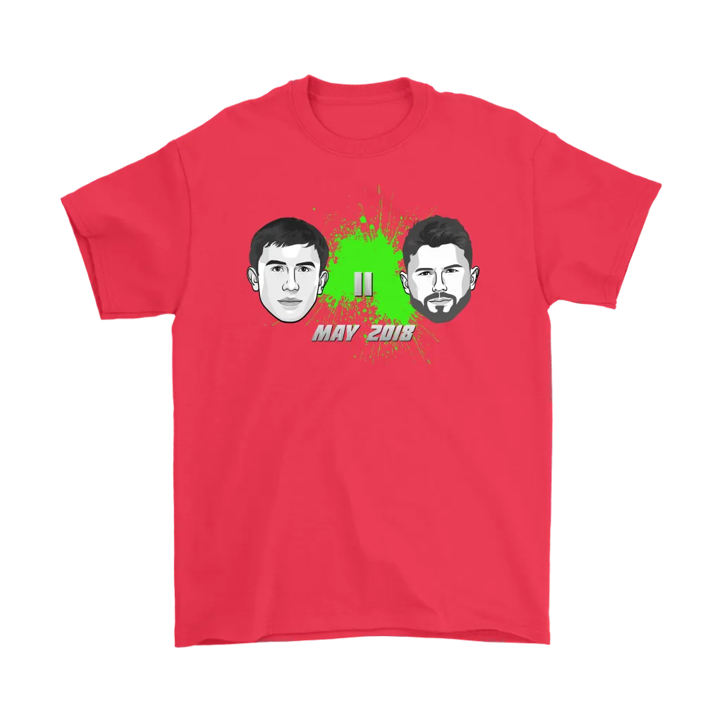 Canelo Alvarez vs GGG Golovkin GreenSplat T-Shirt