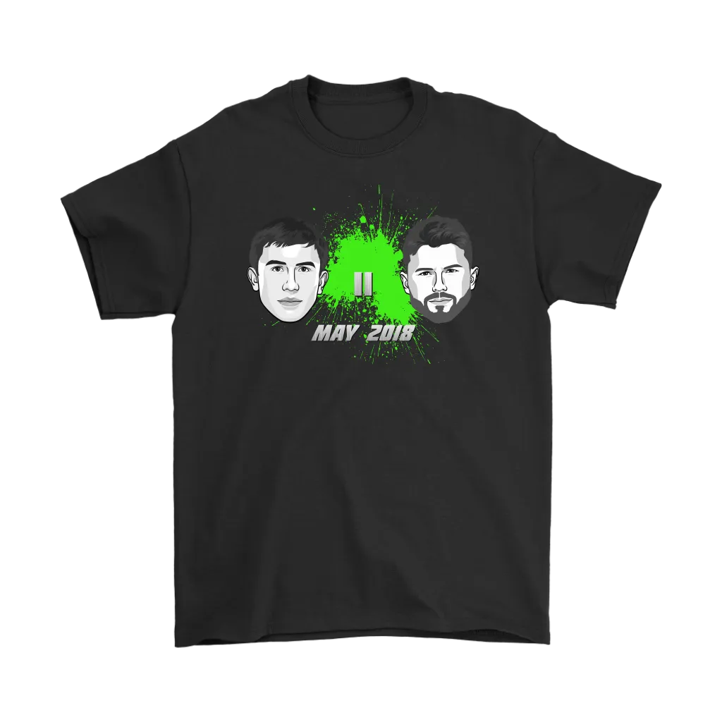 Canelo Alvarez vs GGG Golovkin GreenSplat T-Shirt