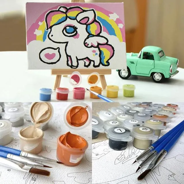 Cartoon Diy Paint By Numbers Kits UK DS69251979