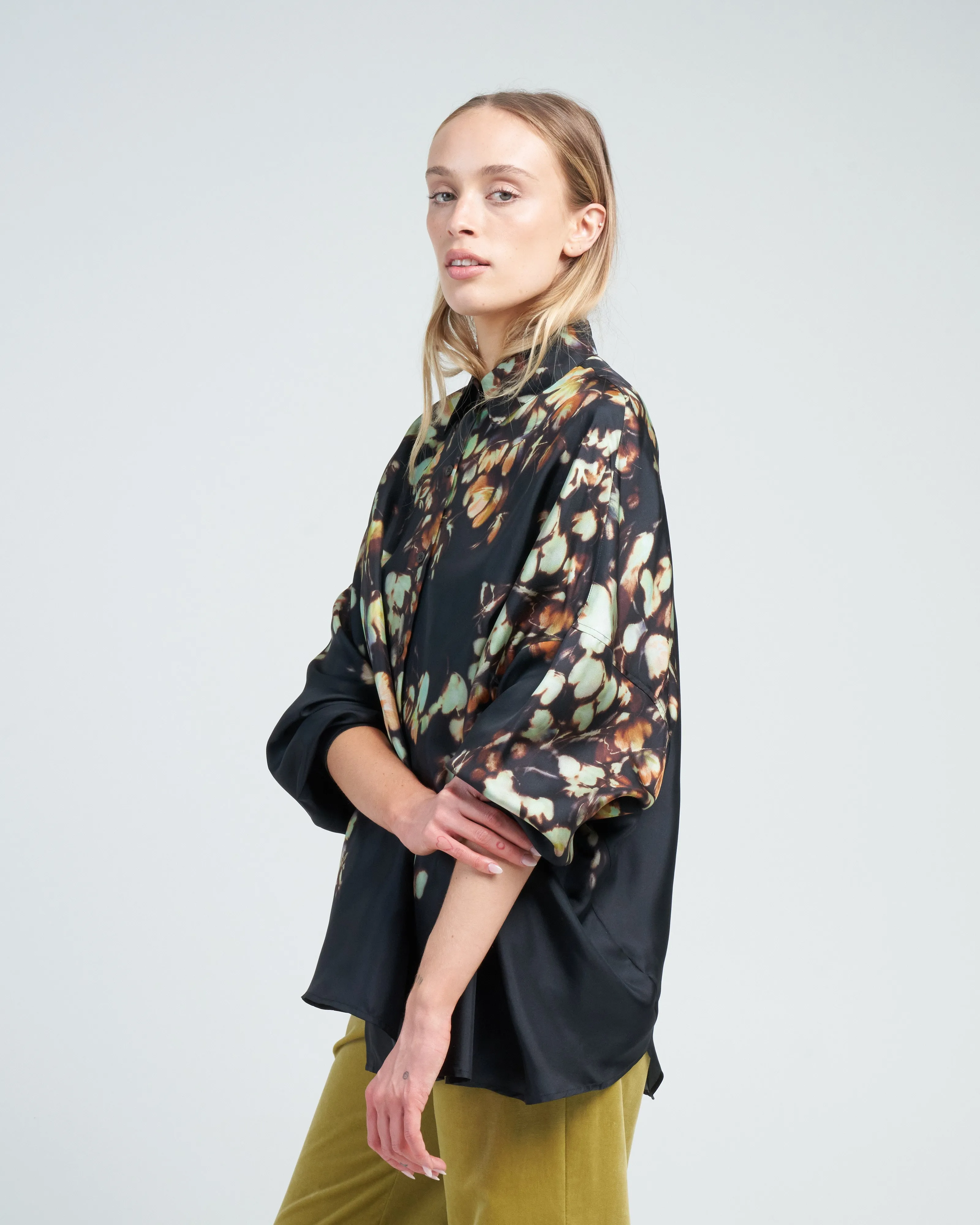 casia shirt - petrol