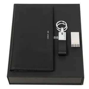 CERRUTI 1881 NPKMT914A-Set Zoom (money clip, key ring & travel wallet)