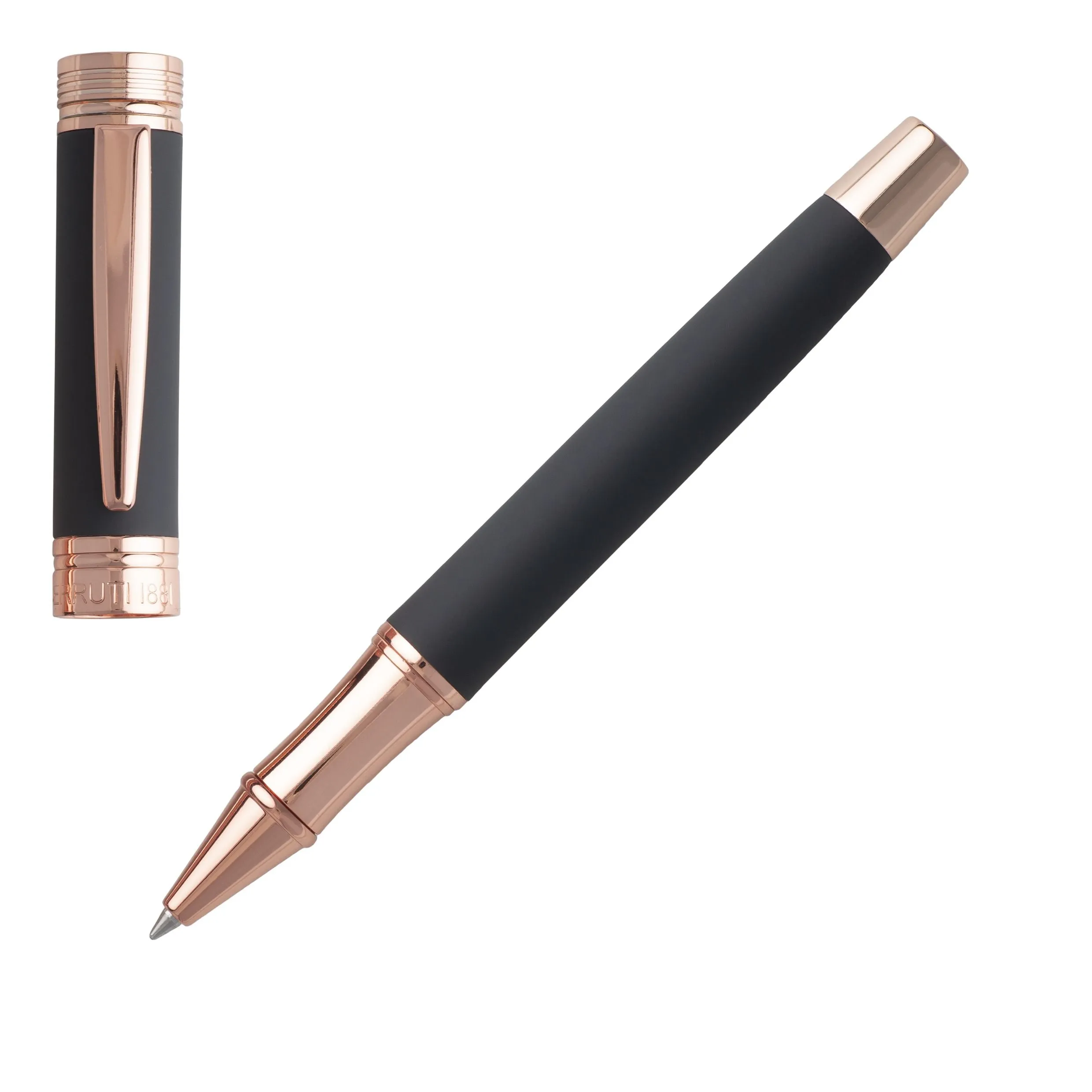 CERRUTI 1881 NPKRT914N-Set Zoom (rollerball pen, key ring & travel wallet)
