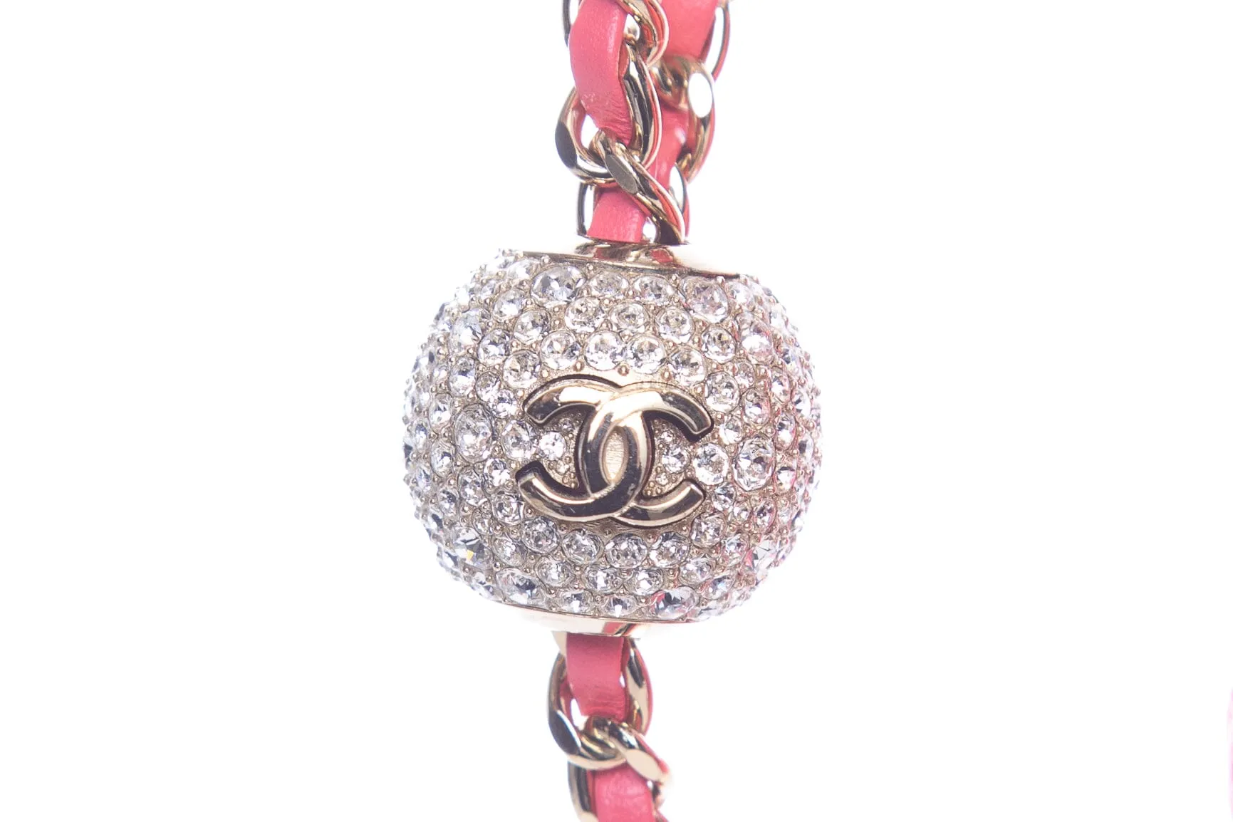 Chanel Hot Pink Velvet Matelasse Pearl Crush Cross-Body