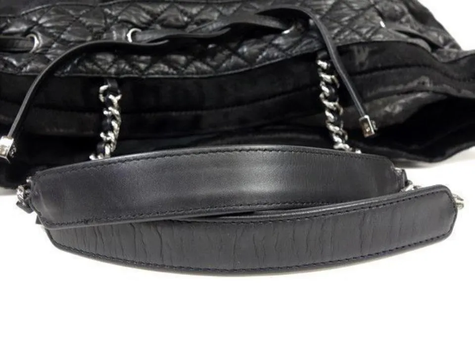 Chanel Quilted Lambskin Pony Hair Chain Tote 232104
