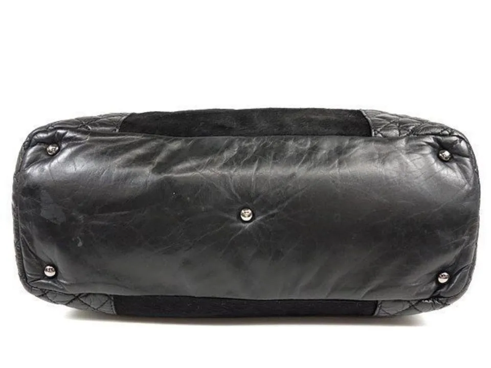 Chanel Quilted Lambskin Pony Hair Chain Tote 232104