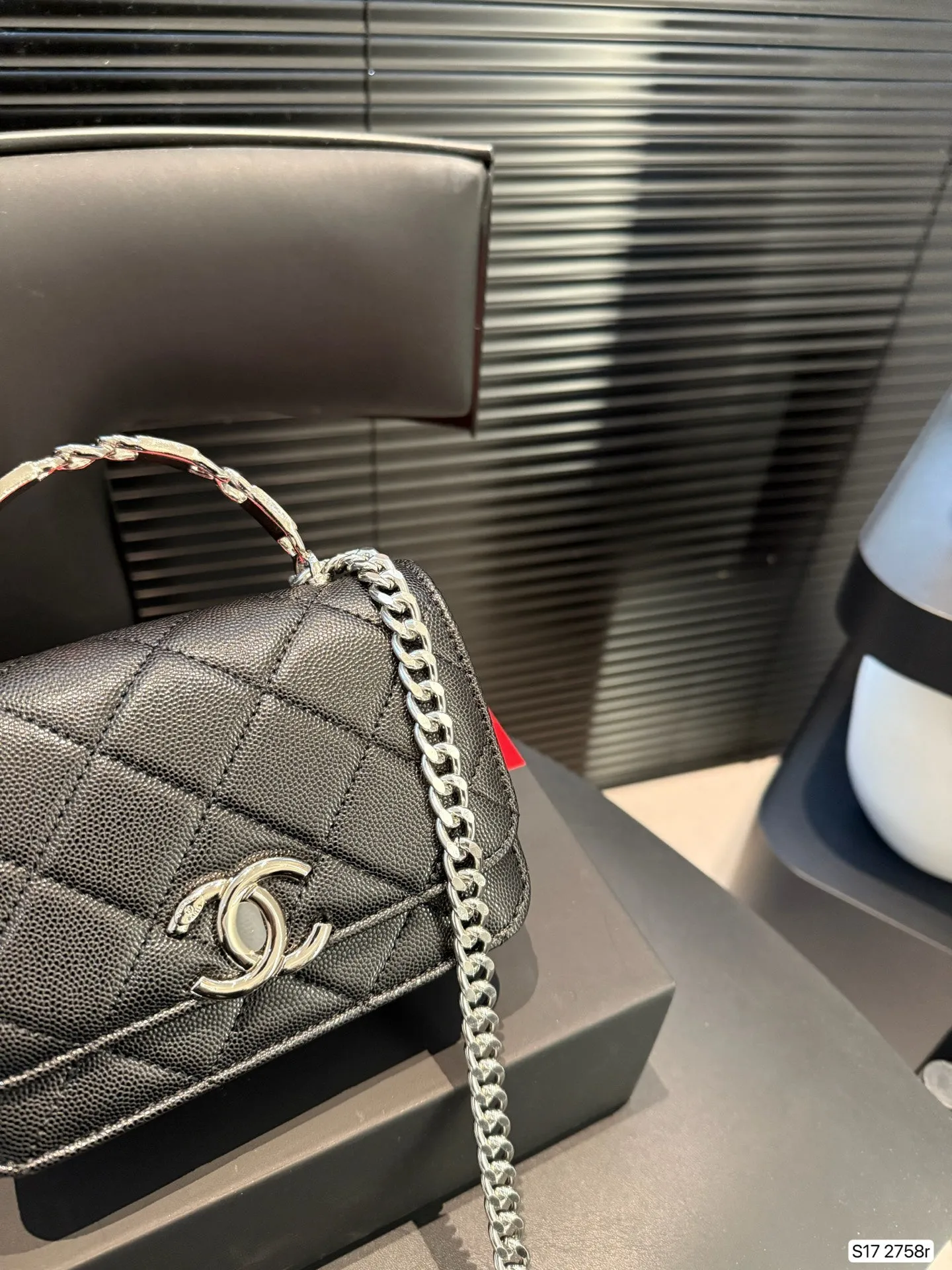 Charming Chain Embellished Tote Bag