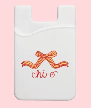 Chi Omega Bow Phone Wallet