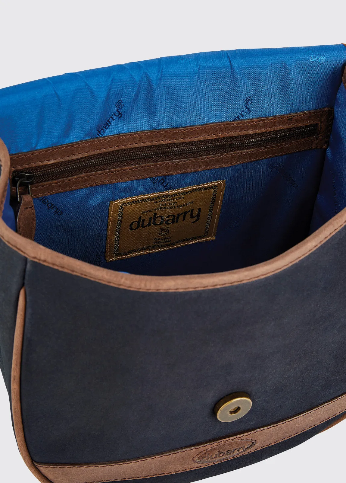 Clara Handbag - Navy/Brown
