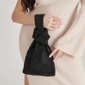 Clarra Wristlet Handbag - Black