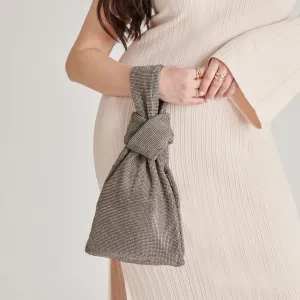 Clarra Wristlet Handbag - Pewter