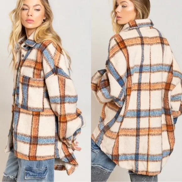 💥🔥CLEARANCE SALE🌟⚡️The COURTNEY Plaid Shacket