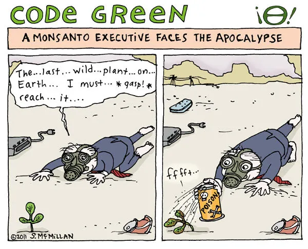 Code Green - editorial cartoons about the environmental emergency