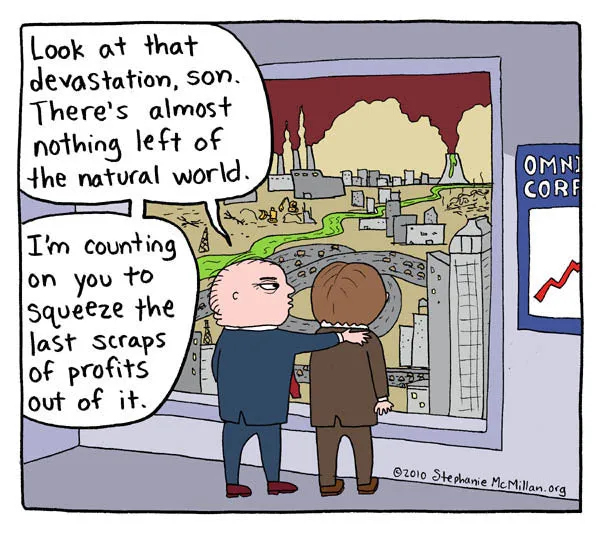 Code Green - editorial cartoons about the environmental emergency