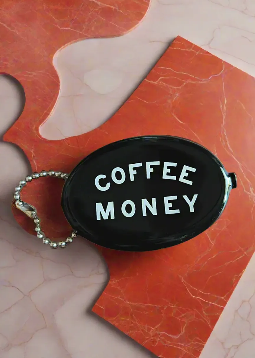 Coffee Money Coin Pouch