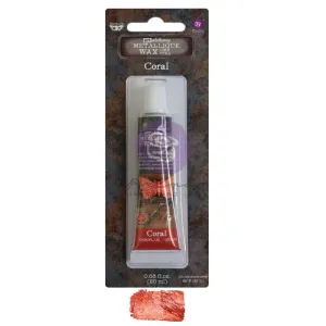 Coral Metallique Wax Cire Cera Finnabair 969820