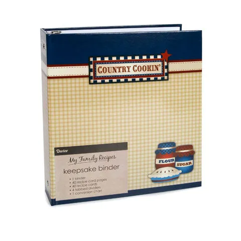 Country Cookin' - My Family Recipes Keepsake Binder