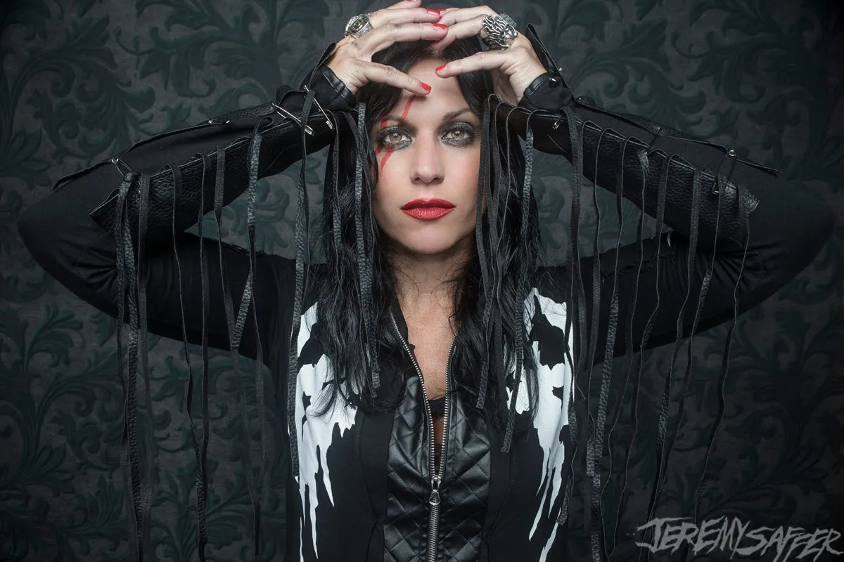 Cristina Scabbia - Black Damask - signed black friday exclusive 8x12 metallic print