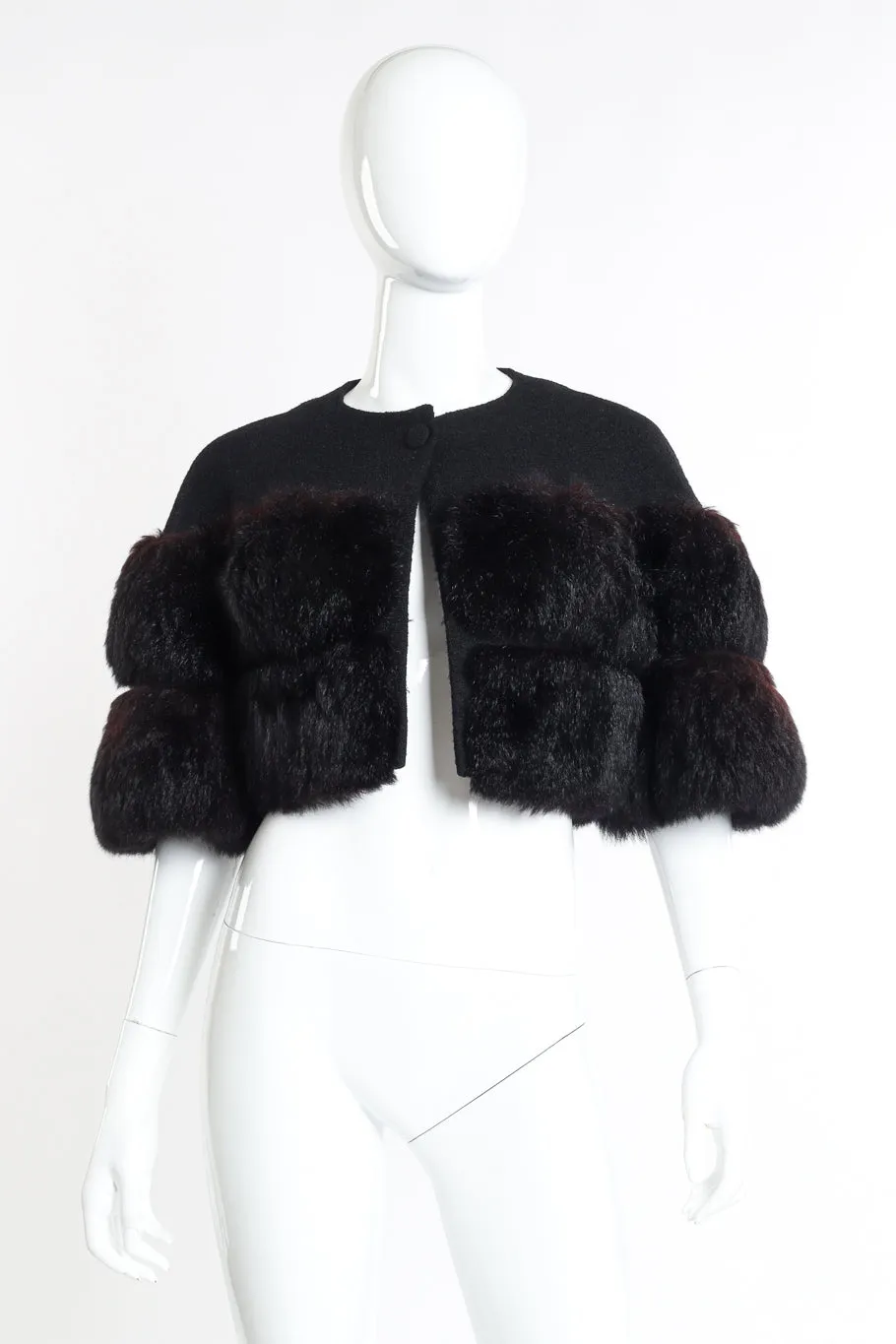 Cropped Fur Jacket