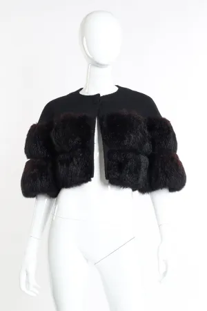 Cropped Fur Jacket