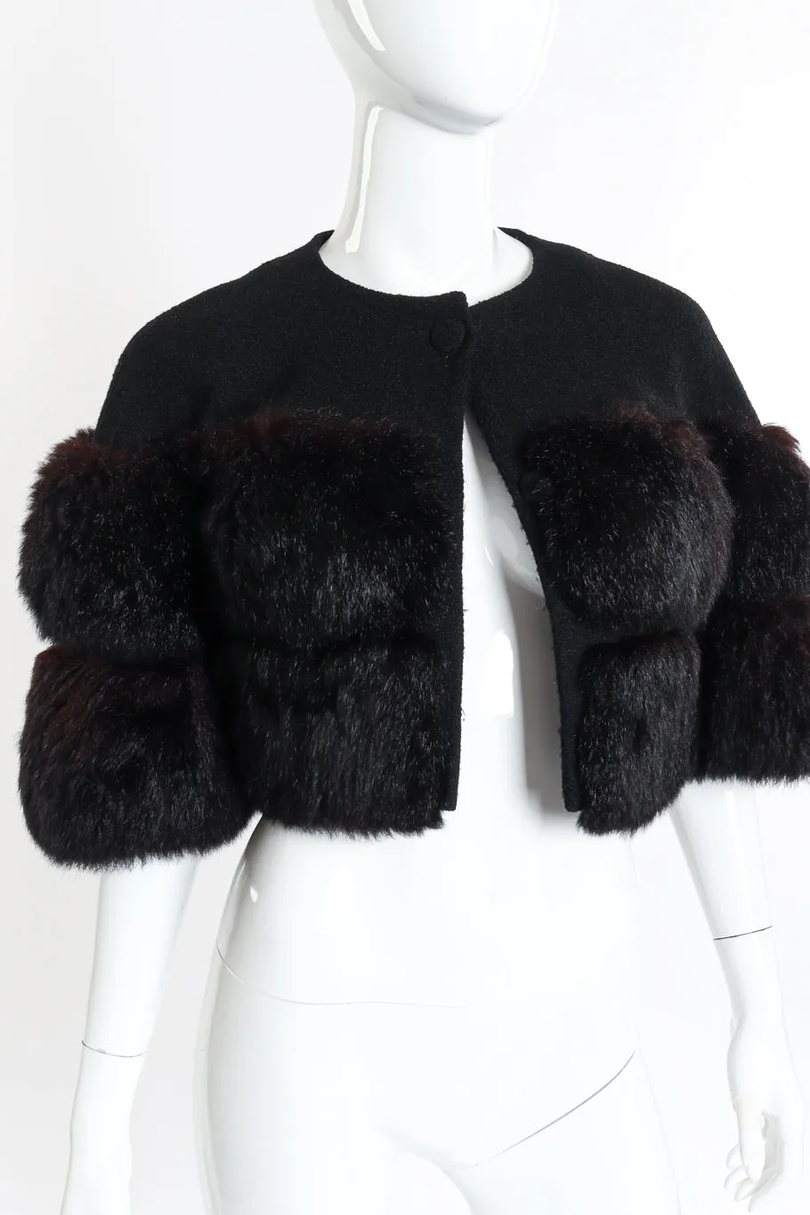 Cropped Fur Jacket
