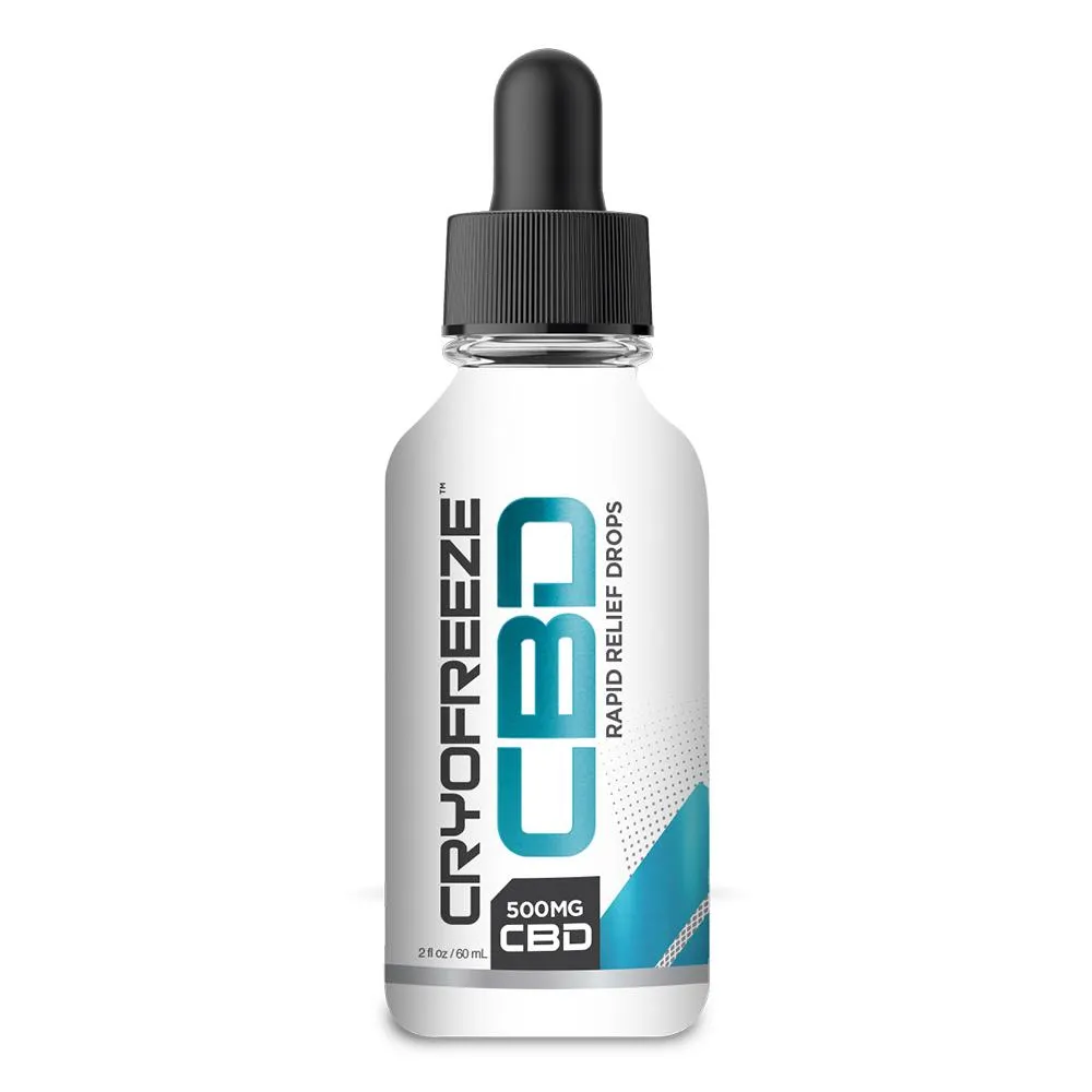 CryoFreeze CBD Rapid Relief Drops Display Unit