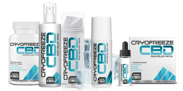 CryoFreeze CBD Rapid Relief Drops Display Unit