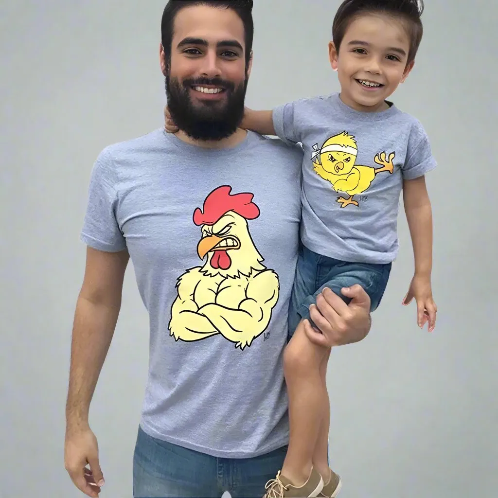 Daddy and Me Cartoon T-Shirt