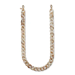 Detachable 16mm Chunky Chain in Tan Marble