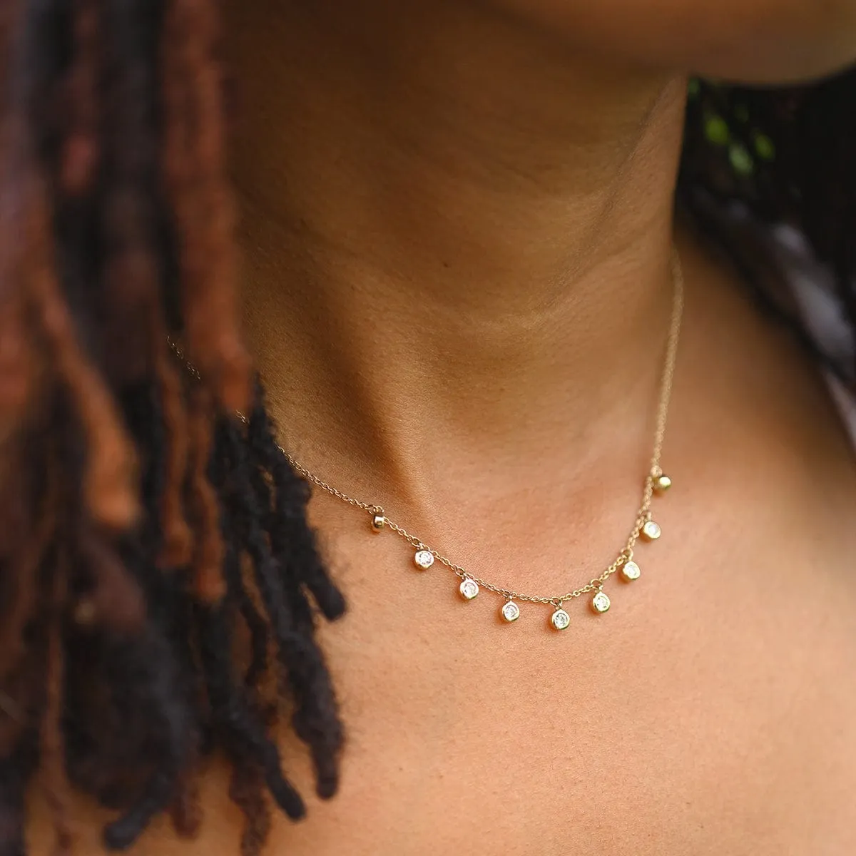 Diamond Drop Necklace