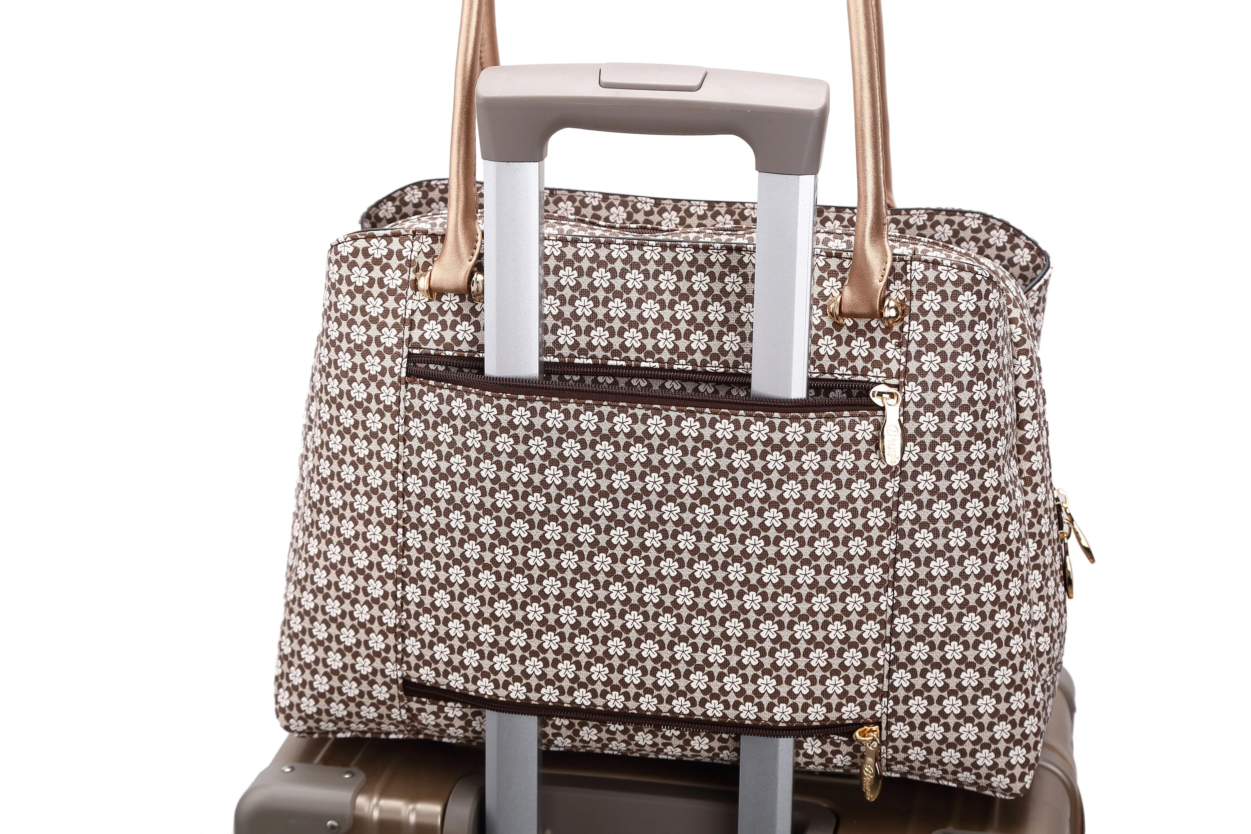 Diamond Goddess Crystal Work Travel Bag [RQ6086]