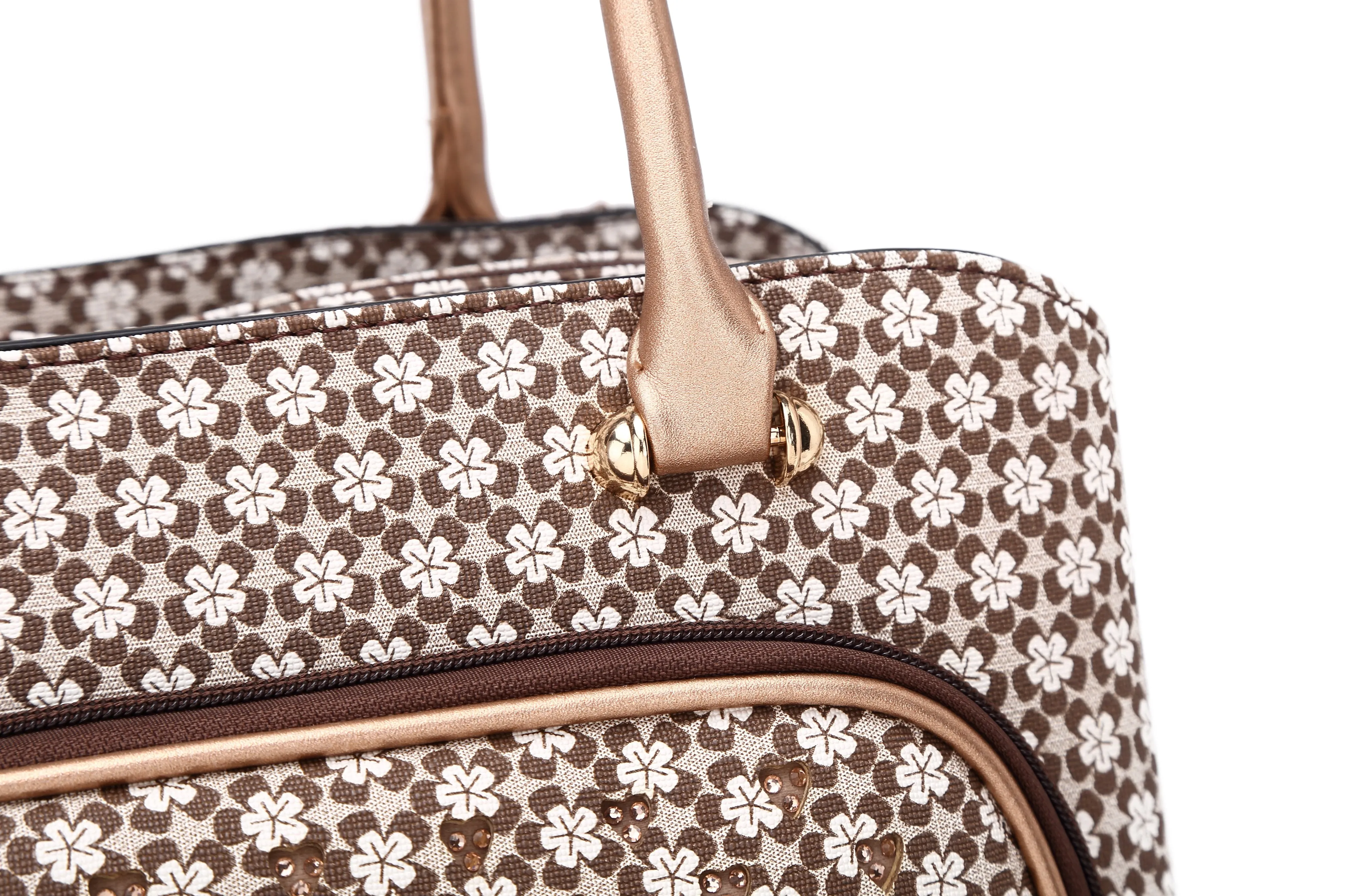 Diamond Goddess Crystal Work Travel Bag [RQ6086]