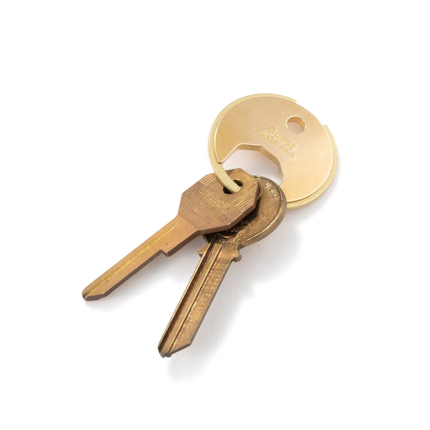 DIARGE | ディアージ　BRASS CIRCLE KEYRING