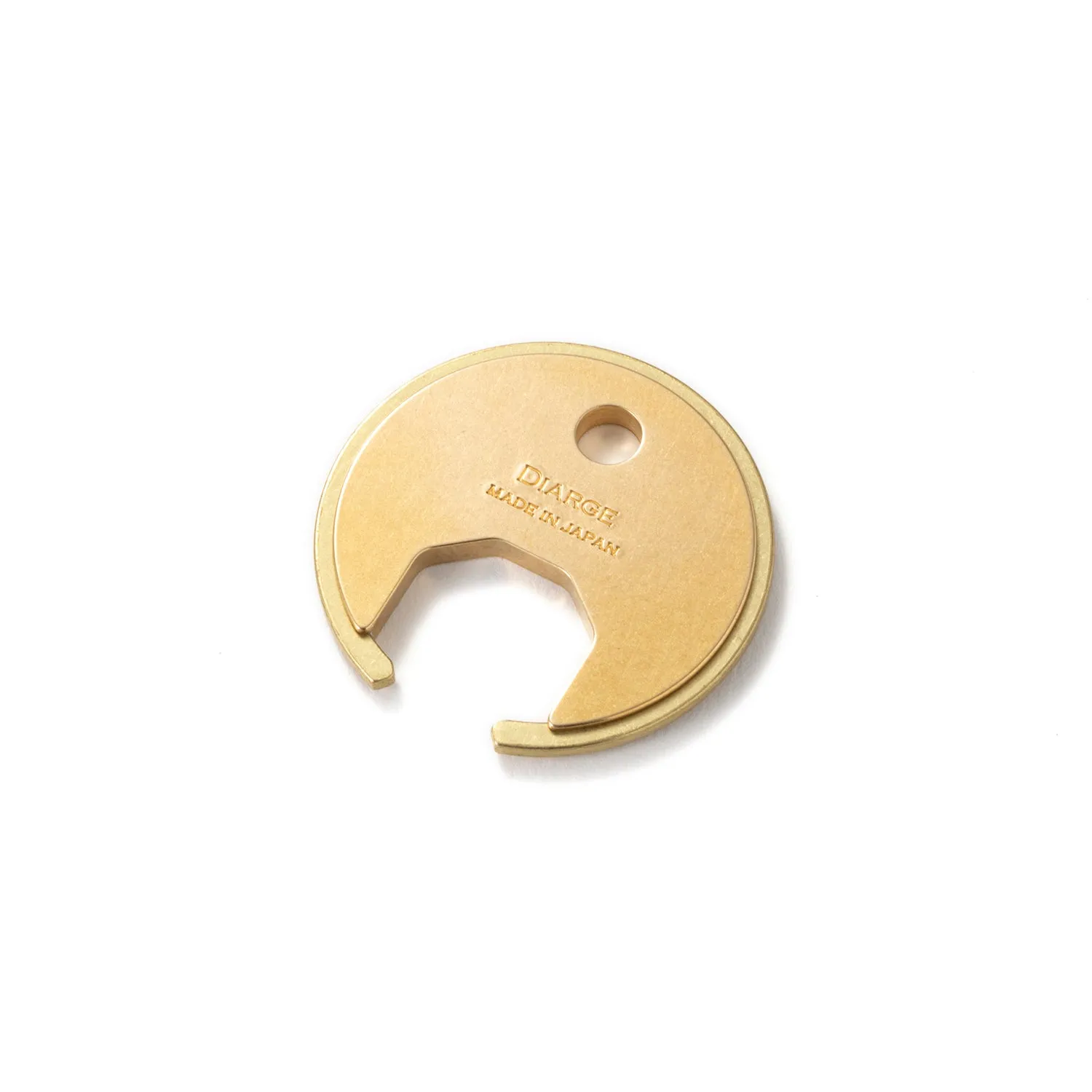 DIARGE | ディアージ　BRASS CIRCLE KEYRING