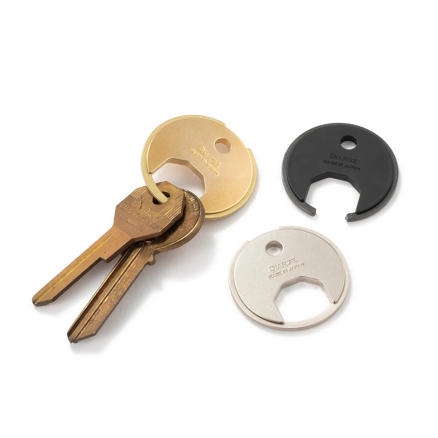 DIARGE | ディアージ　BRASS CIRCLE KEYRING