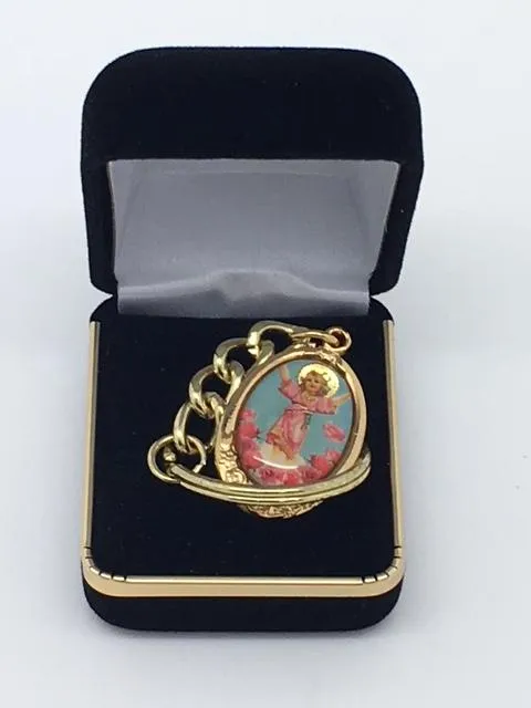 Divino Nino (Divine Child) Key Chain with Velvet Box