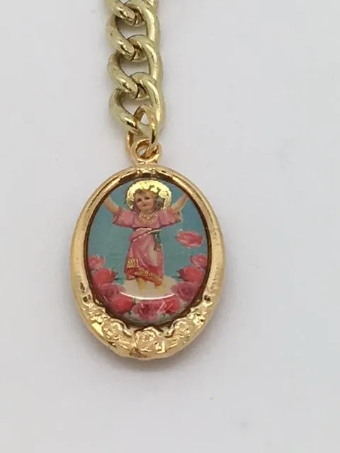 Divino Nino (Divine Child) Key Chain with Velvet Box