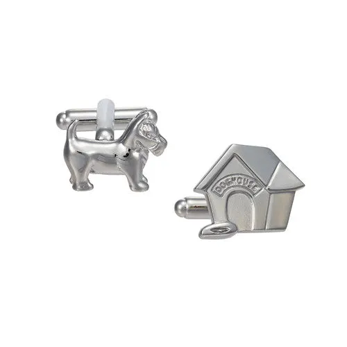 Dog and Dog House Cufflinks