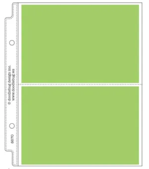 Doodlebug 4x6 Mini Album Page Protectors {C206}