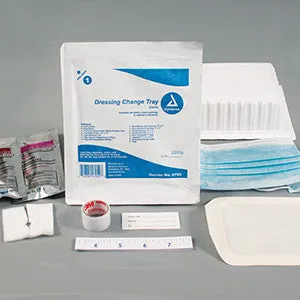 Dressing Tray Change Sterile w/Instructions by Dynarex