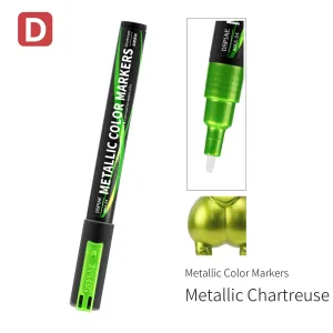 DSPIAE Metallic Color Markers - Metallic Chartreuse