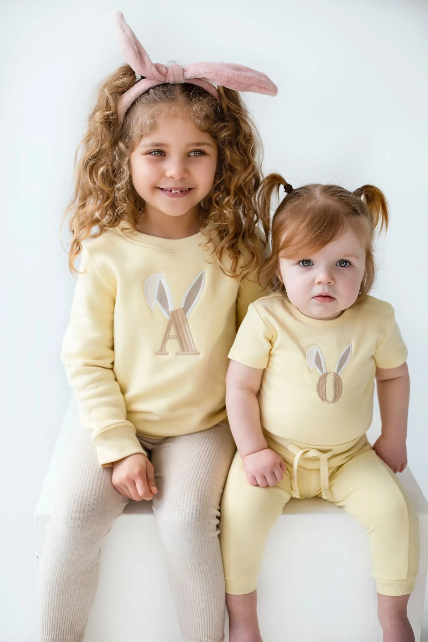 Easter Initial Signature Baby Bodysuit