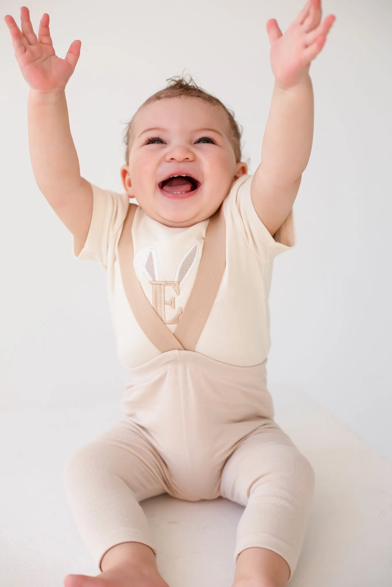 Easter Initial Signature Baby Bodysuit