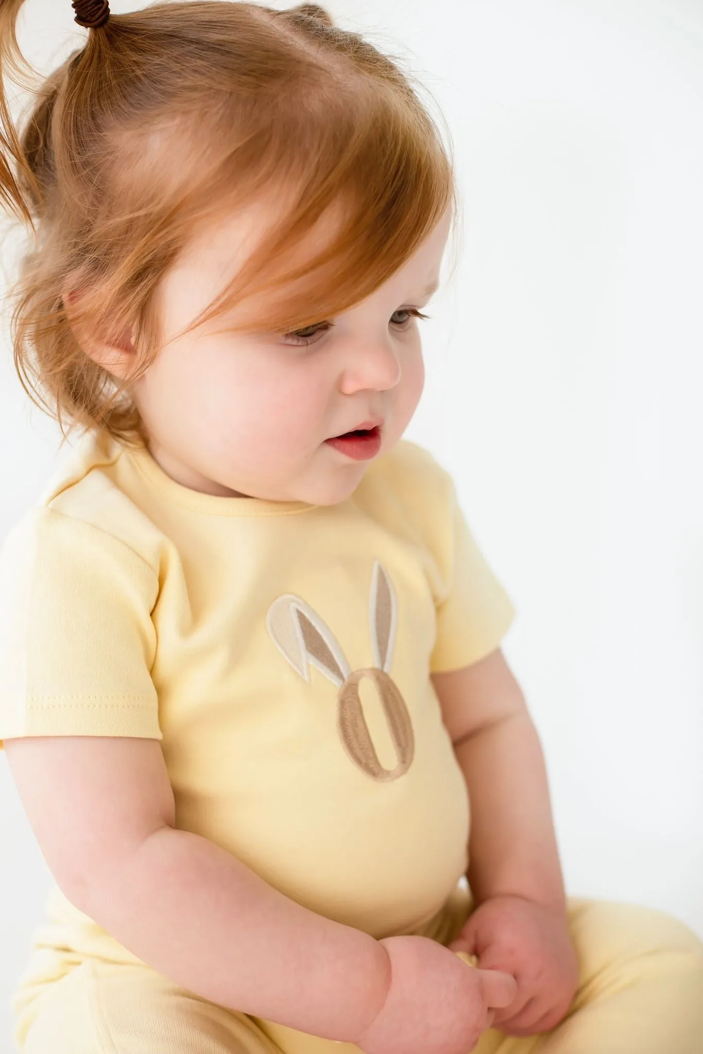 Easter Initial Signature Baby Bodysuit