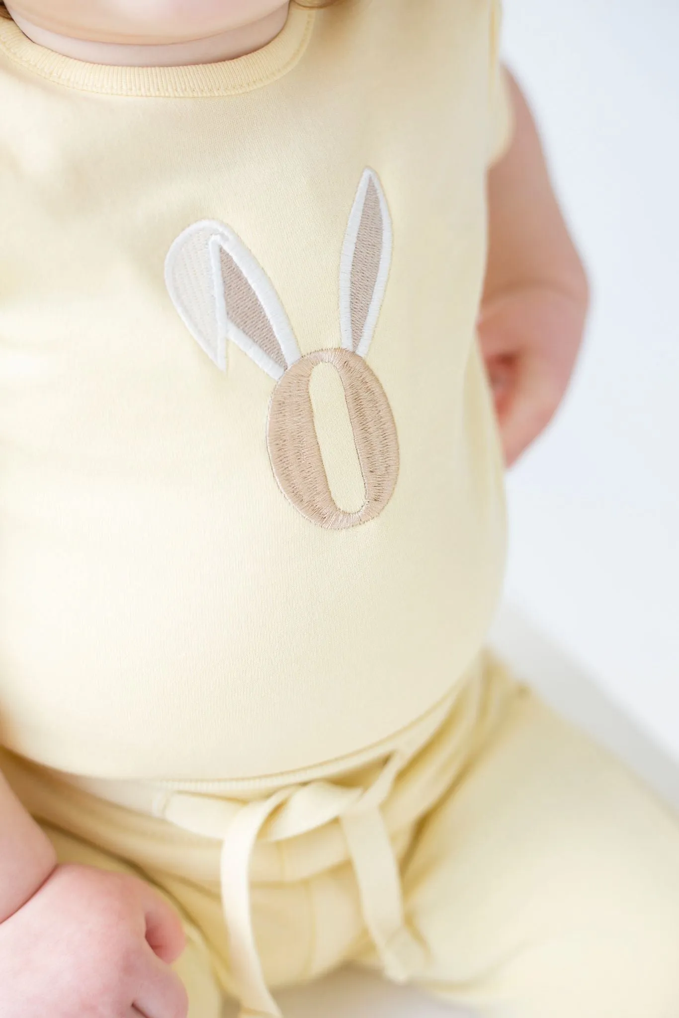 Easter Initial Signature Baby Bodysuit