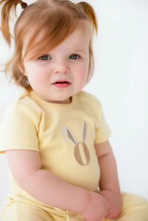 Easter Initial Signature Baby Bodysuit
