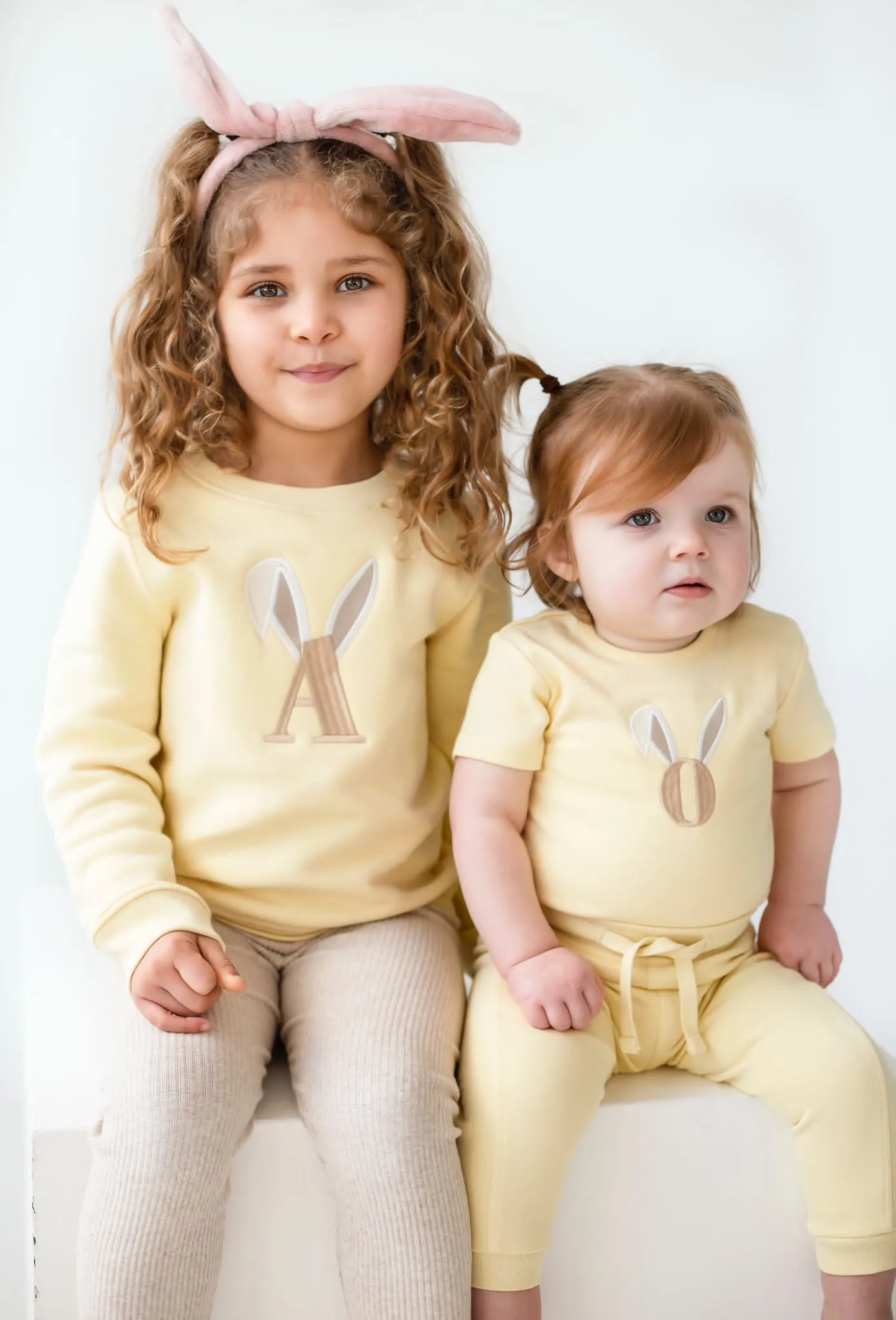 Easter Initial Signature Baby Bodysuit