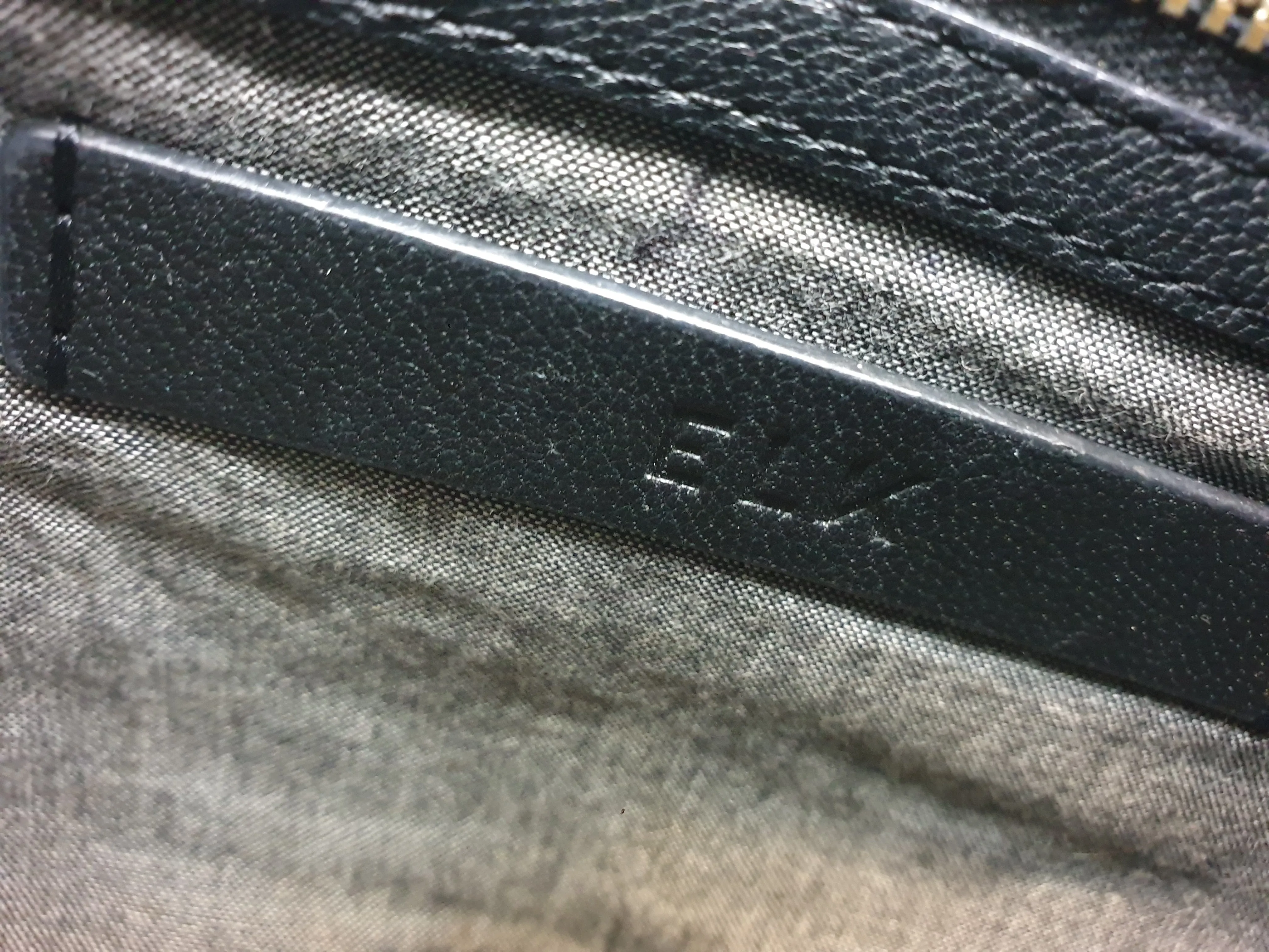 Elk black leather cross body or shoulder bag