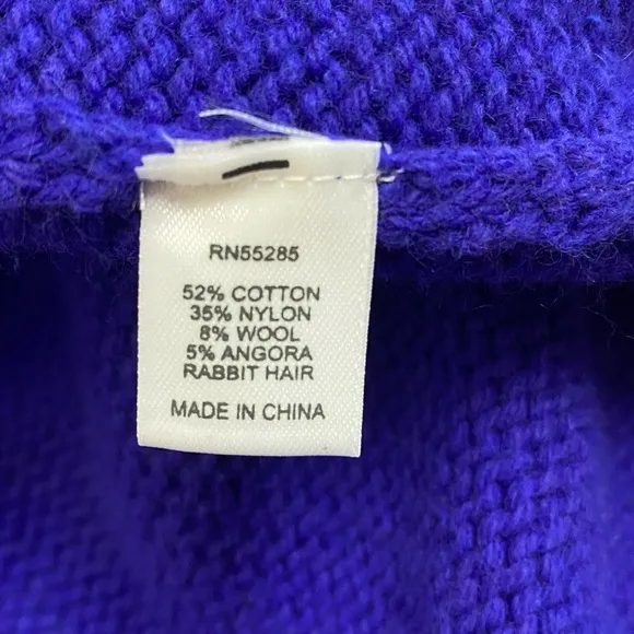 Express Royal Blue Knit Sweater