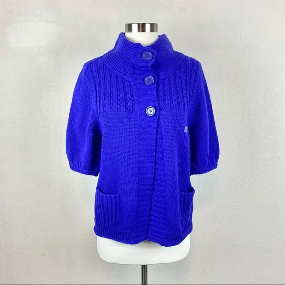 Express Royal Blue Knit Sweater