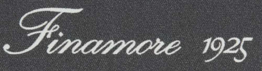 Finamore Napoli Gray Silk Pocket Square
